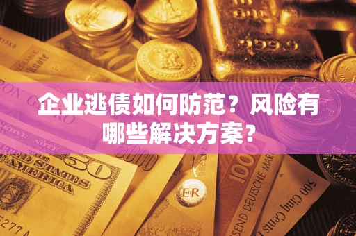 北京企业逃债如何防范？风险有哪些解决方案？