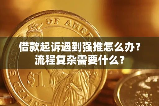 北京借款起诉遇到强推怎么办？流程复杂需要什么？