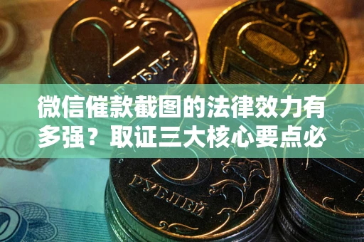北京微信催款截图的法律效力有多强？取证三大核心要点必须知道！
