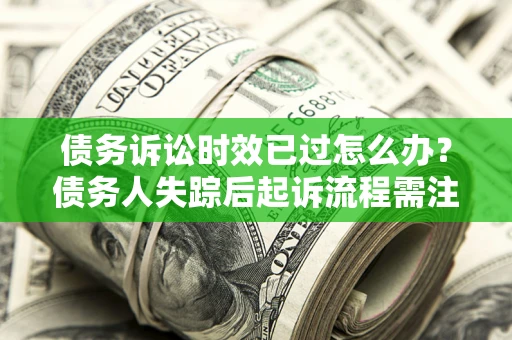 北京债务诉讼时效已过怎么办？债务人失踪后起诉流程需注意什么？