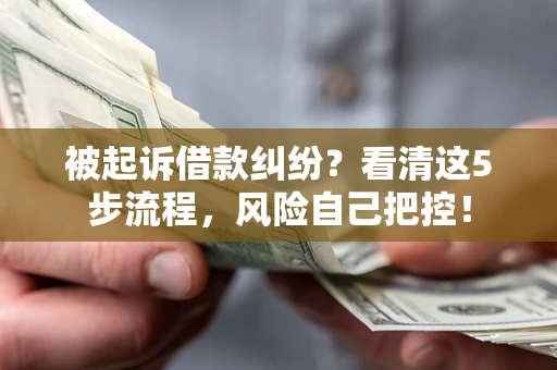 北京被起诉借款纠纷？看清这5步流程，风险自己把控！