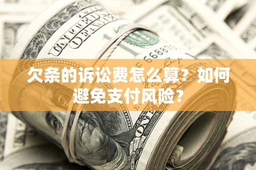 北京欠条的诉讼费怎么算？如何避免支付风险？